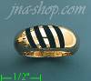 14K Gold High Polished Onyx Ring