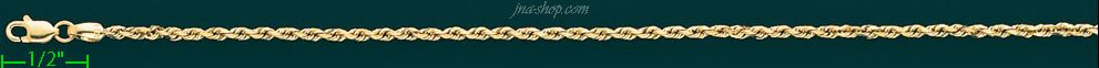 14K Gold Assorted Anklet - Click Image to Close