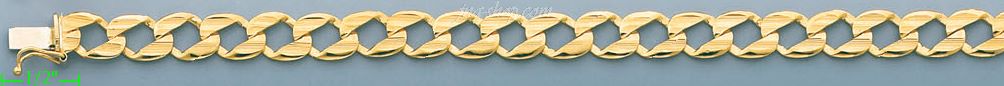 14K Gold Assorted Link Yellow Chain 20" 8mm - Click Image to Close