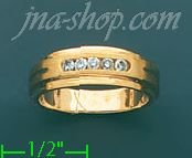 14K Gold 0.2ct Diamond Wedding Set Ring - Click Image to Close