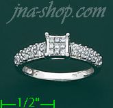 14K Gold 0.6ct Solitaire Diamond Ring - Click Image to Close