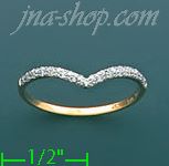 14K Gold 0.15ct Diamond Ring - Click Image to Close