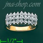 14K Gold 0.2ct Diamond Ring - Click Image to Close