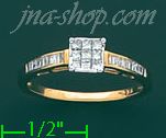 14K Gold 0.4ct Ladies' Diamond Ring - Click Image to Close