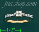 14K Gold 0.25ct Ladies' Diamond Ring - Click Image to Close