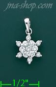 14K Gold 0.5ct Diamond Charm Pendant - Click Image to Close