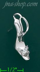 14K Gold 0.05ct Diamond Charm Pendant - Click Image to Close