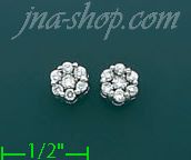 14K Gold 0.5ct Diamond Stud Earrings - Click Image to Close