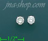 14K Gold 0.8ct Diamond Stud Earrings - Click Image to Close