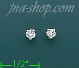 14K Gold 0.5ct Diamond Stud Earrings - Click Image to Close