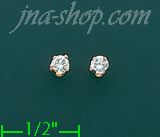 14K Gold 0.3ct Diamond Stud Earrings - Click Image to Close