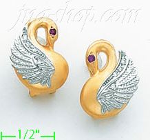 14K Gold Fancy Earrings - Click Image to Close