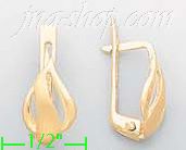 14K Gold Mini Hoop & Hinged Earrings - Click Image to Close