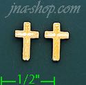 14K Gold Light Mini Earrings - Click Image to Close