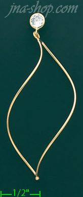 14K Gold Fancy Hoop & Dangling Earrings - Click Image to Close