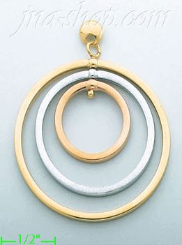 14K Gold Fancy Hoop & Dangling Earrings - Click Image to Close