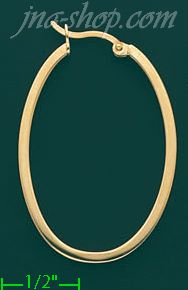 14K Gold Fancy Hoop Earrings - Click Image to Close