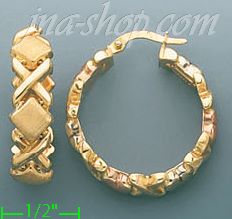 14K Gold Assorted Earrings - Click Image to Close