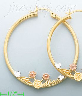 14K Gold Assorted Earrings - Click Image to Close