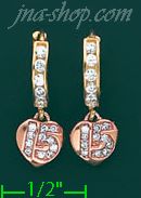 14K Gold Assorted Earrings - Click Image to Close