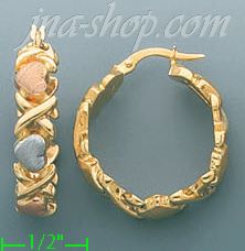 14K Gold Assorted Earrings - Click Image to Close