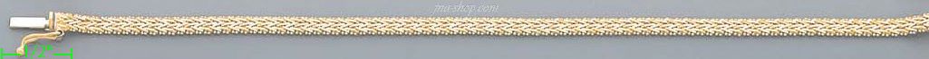 14K Gold Bola Collection Bracelet 7" - Click Image to Close