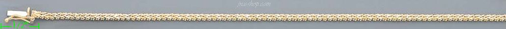 14K Gold Bola Collection Bracelet 7" - Click Image to Close