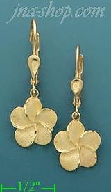 14K Gold Fancy Designs Earrings - Click Image to Close