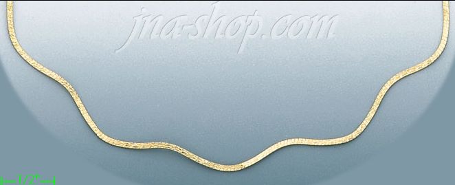 14K Gold Fancy Light Necklace 17" - Click Image to Close