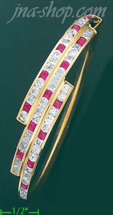 14K Gold Assorted Bangle - Click Image to Close