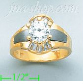 14K Gold Ladies' Ring - Click Image to Close