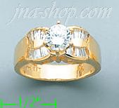 14K Gold Ladies' Ring - Click Image to Close