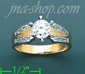 14K Gold Ladies' Ring - Click Image to Close