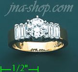 14K Gold Ladies' Ring - Click Image to Close