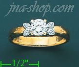 14K Gold Ladies' Ring - Click Image to Close