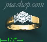 14K Gold Ladies' Ring - Click Image to Close