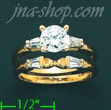 14K Gold Ladies' Ring - Click Image to Close