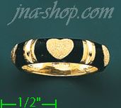 14K Gold Fancy Enamel Ring - Click Image to Close