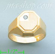 14K Gold Fancy Ring - Click Image to Close