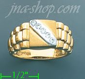 14K Gold Fancy Ring - Click Image to Close