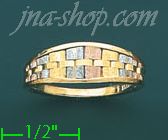 14K Gold Fancy Ring - Click Image to Close