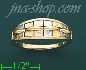 14K Gold Fancy Ring - Click Image to Close