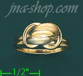 14K Gold Fancy Ring - Click Image to Close