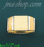 14K Gold Men's Ring - Click Image to Close