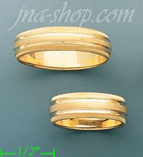 14K Gold Couple's Rings - Click Image to Close