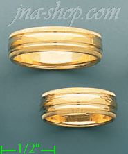 14K Gold Couple's Rings - Click Image to Close