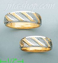 14K Gold Couple's Rings - Click Image to Close