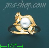 14K Gold Polished Ladies' CZ Ring - Click Image to Close