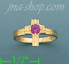 14K Gold Baby CZ Ring - Click Image to Close