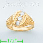 14K Gold Baby Ring - Click Image to Close